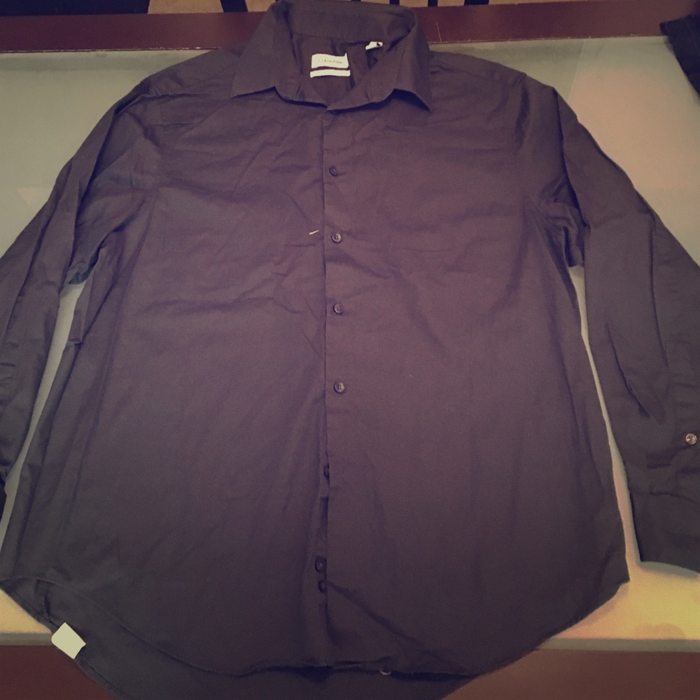 Calvin Klein slim fit stretch button down